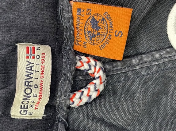GEOGRAPHICAL NORWAY BERMUDA CARGO STREETWEAR NAVY ΑΝΤΡΙΚΟ PRE OWNED S