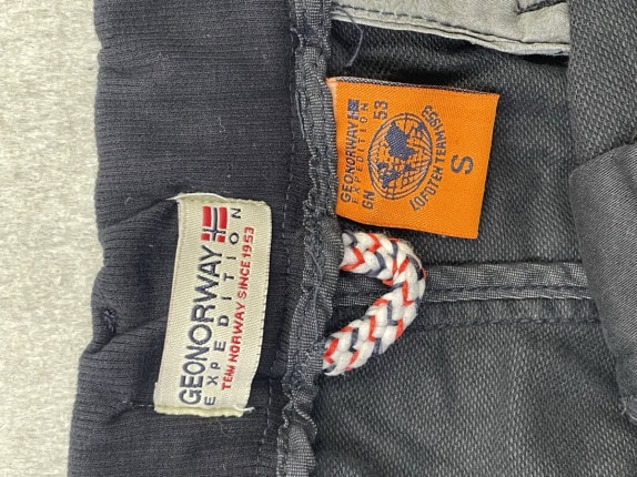 GEOGRAPHICAL NORWAY CARGO BERMUDA SPORTSWEAR NAVY MEN PRE OWNED S