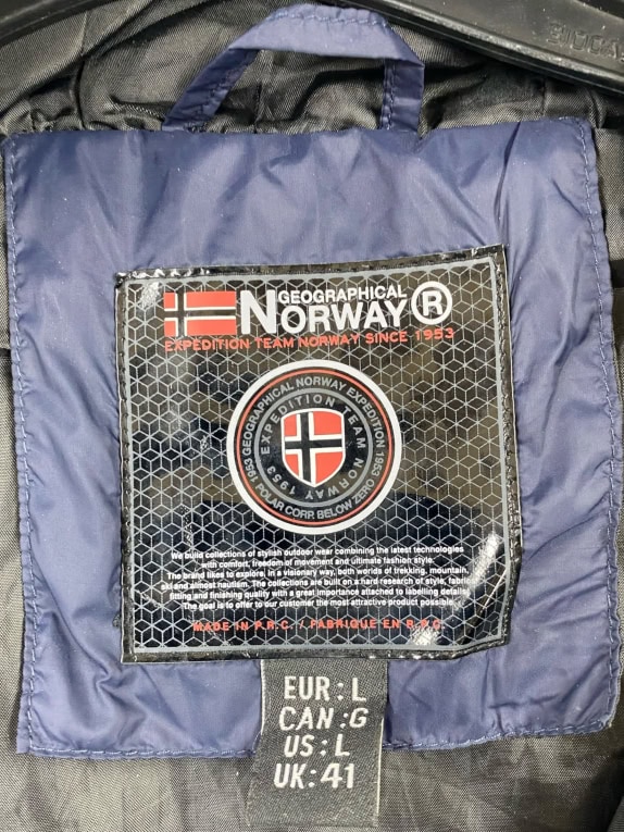 GEOGRAPHICAL NORWAY Piumino Expedition Outdoor Blu da Uomo L