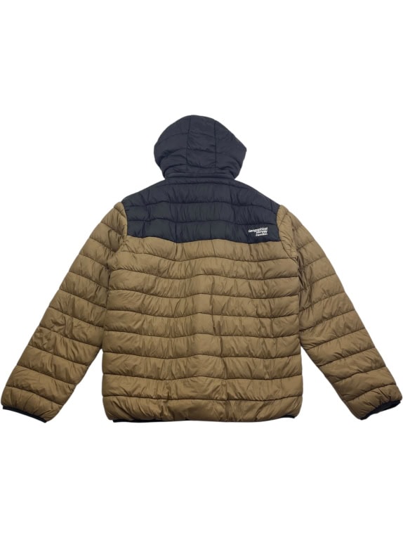 Geographical Norway Piumino Expedition con logo kaki/nero da uomo XXXLarge