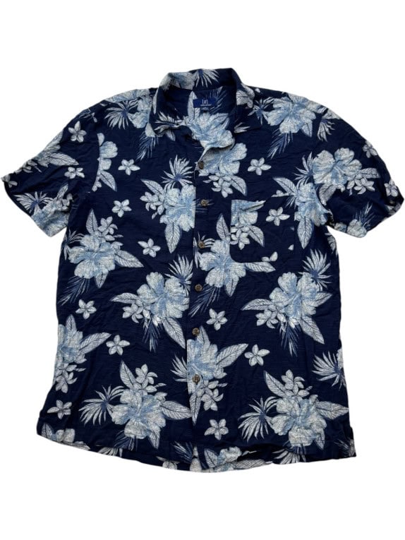 GEORGE ΠΟΥΚΑΜΙΣΟ FLORAL NAVY ΑΝΤΡΙΚΟ PRE OWNED M