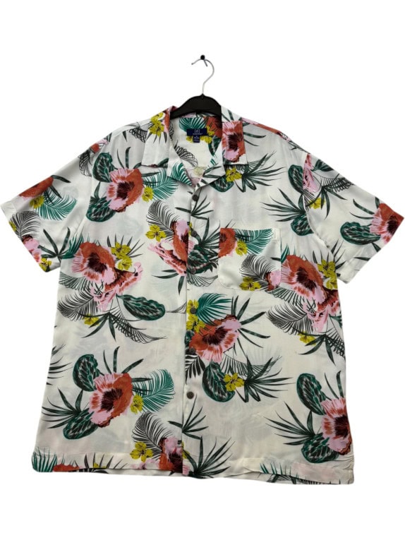 GEORGE ΠΟΥΚΑΜΙΣΟ TROPICAL OFF WHITE ΑΝΤΡΙΚΟ PRE OWNED M