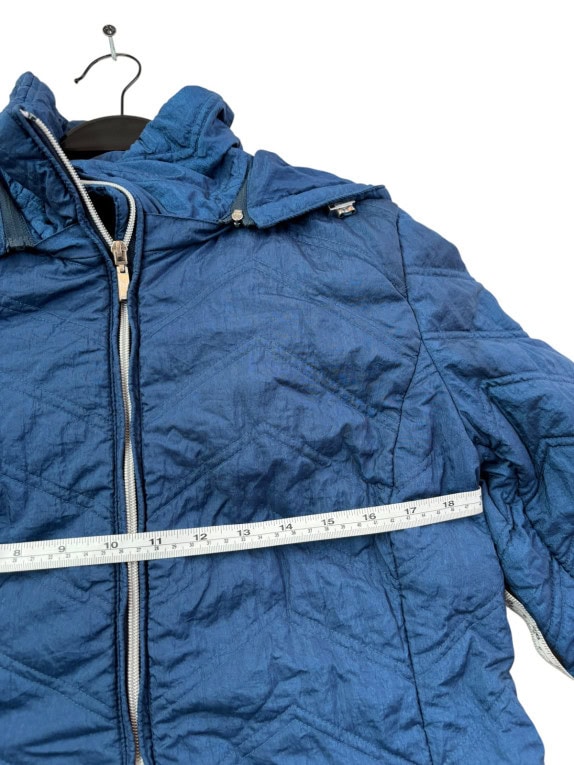 GEOX ΚΑΠΙΤΟΝΕ ΠΑΛΤΟ ΜΕ ΚΟΥΚΟΥΛΑ MINIMAL NAVY ΓΥΝΑΙΚΕΙΟ PRE OWNED S