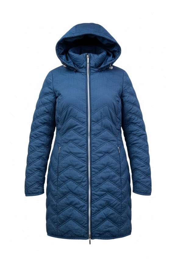 GEOX ΚΑΠΙΤΟΝΕ ΠΑΛΤΟ ΜΕ ΚΟΥΚΟΥΛΑ MINIMAL NAVY ΓΥΝΑΙΚΕΙΟ PRE OWNED S