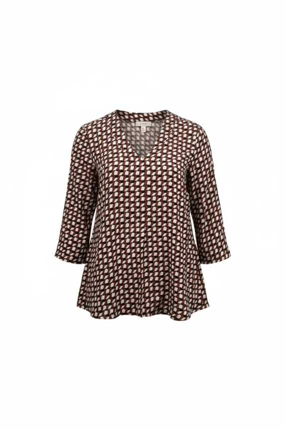 GERRY WEBER Collection Μπλούζα Casual Γεωμετρικό Σχέδιο Πολύχρωμη Γυναικεία M-L
