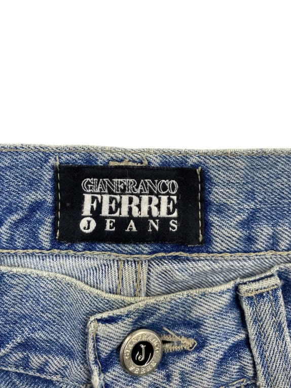Gianfranco Ferré Jeans Denim Pants Vintage Logo Blue Women’s M