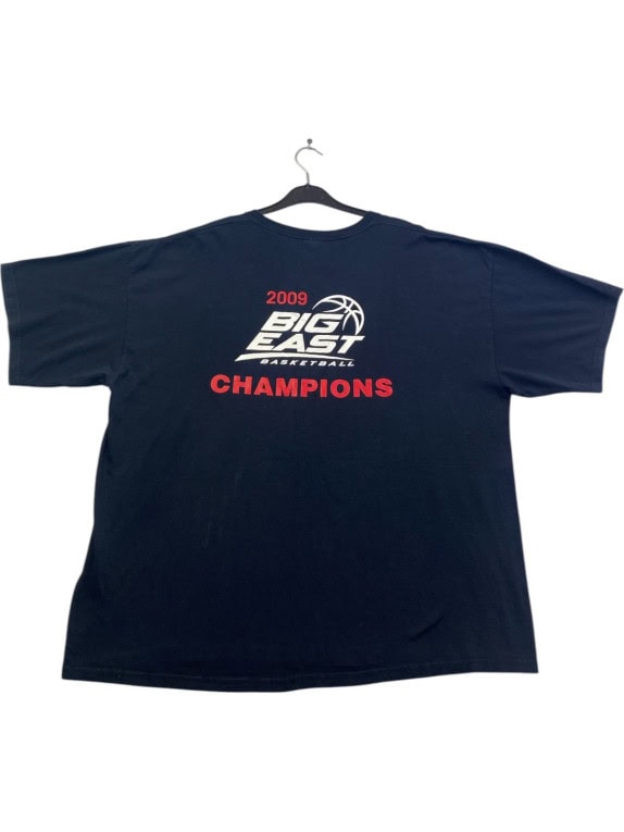 GILDAN T SHIRT GRAPHIC ATHLETIC BLU NAVY UOMO PRE OWNED 2XL