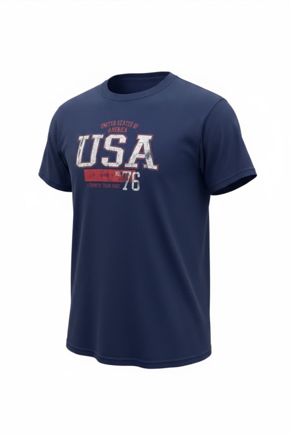 GILDAN GRAPHIC TEE COLLEGIATE NAVY MENS PRE OWNED XL