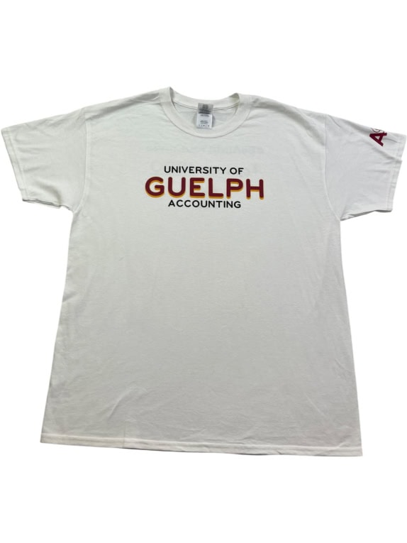 GILDAN GRAPHIC TEE COLLEGIATE WHITE UNISEX PRE OWNED L