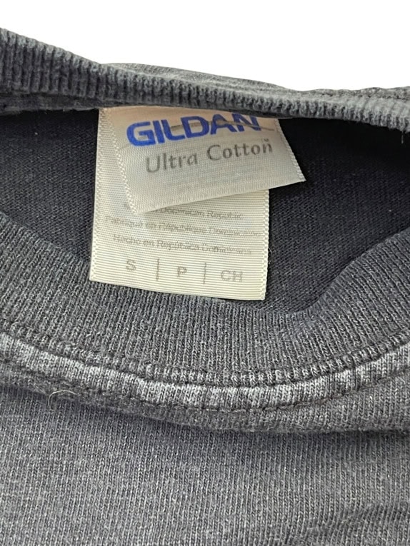 GILDAN GRAPHIC TEE RACING BLACK MEN PRE OWNED S