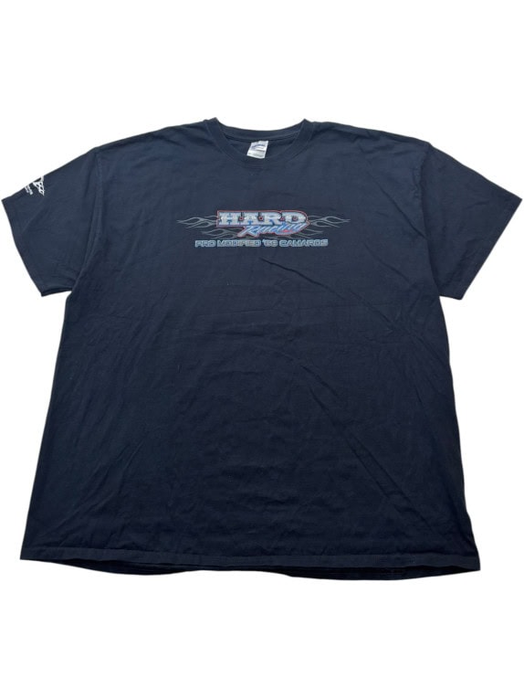GILDAN T SHIRT GRAFICA RACING NERA UNISEX PRE OWNED XXL