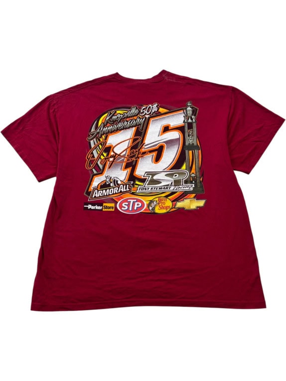 GILDAN GRAPHIC TEE RACING ΜΠΟΡΝΤΟ UNISEX PRE OWNED XXL