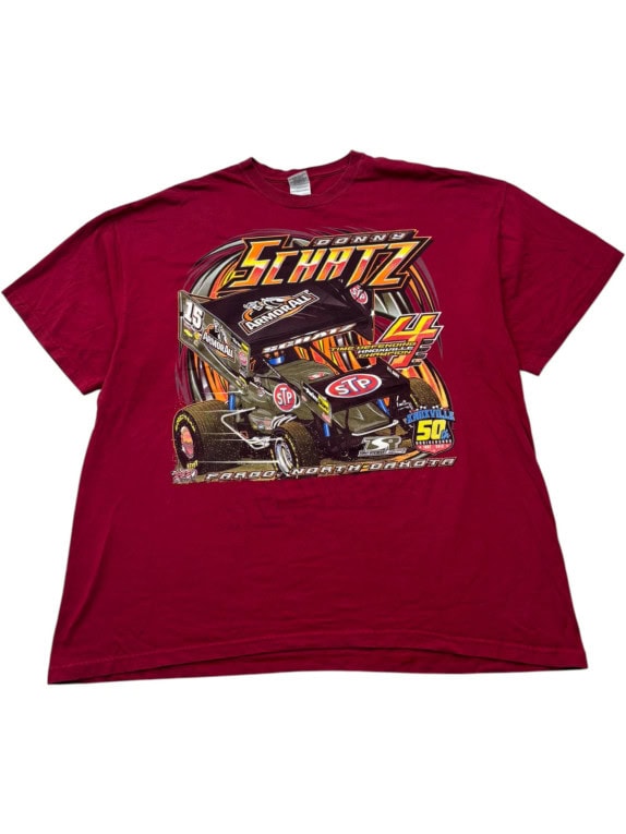 GILDAN GRAPHIC TEE RACING ΜΠΟΡΝΤΟ UNISEX PRE OWNED XXL