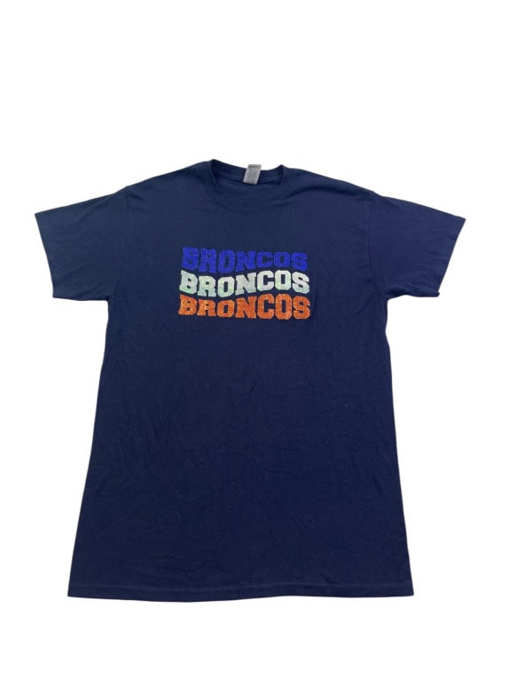 GILDAN T SHIRT GRAPHIC SPORTSWEAR NAVY UOMO PRE OWNED M