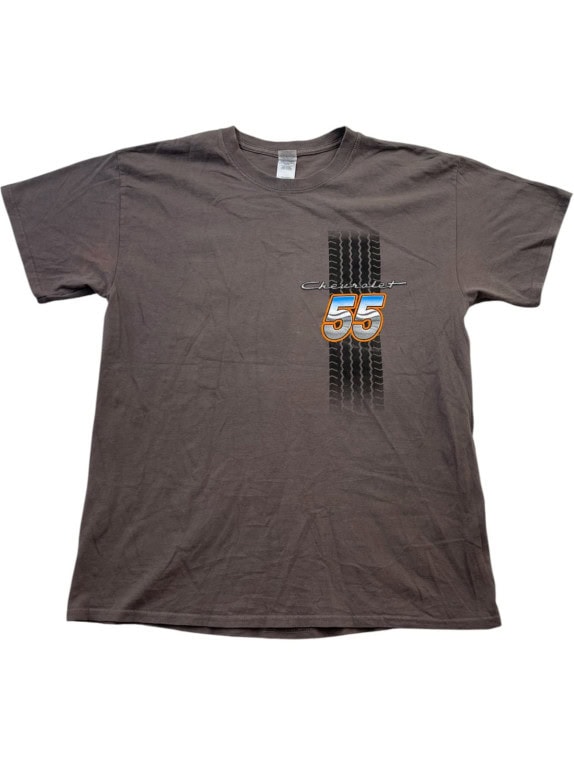 GILDAN GRAPHIC TEE VINTAGE BROWN UOMO PRE OWNED M