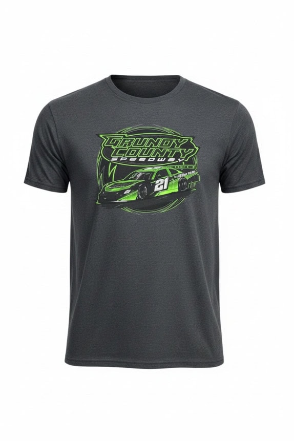 GILDAN ΚΟΝΤΟΜΑΝΙΚΗ ΜΠΛΟΥΖΑ RACING GRAPHIC CHARCOAL UNISEX PRE OWNED S