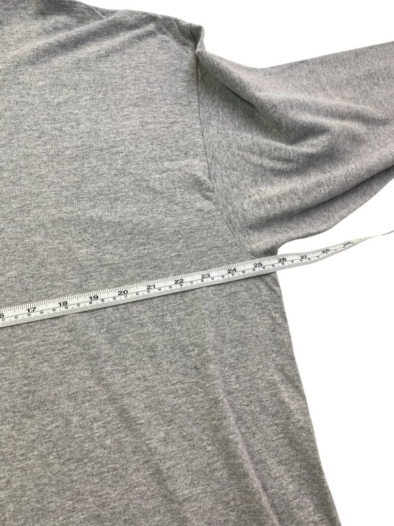GILDAN LONGSLEEVE GRAPHIC TEE GRIGIO UOMO PRE OWNED XXL