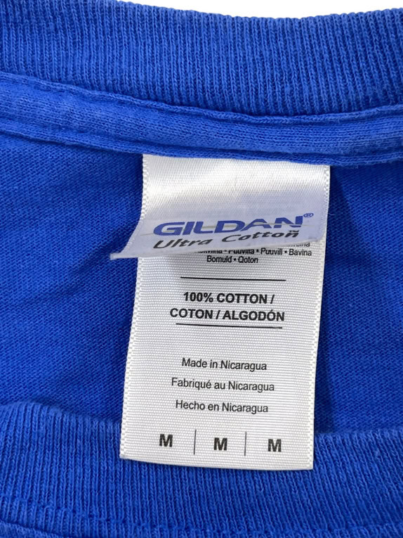 GILDAN ΜΑΚΡΥΜΑΝΙΚΗ ΜΠΛΟΥΖΑ SPORTSWEAR GRAPHIC ROYAL BLUE UNISEX PRE OWNED M