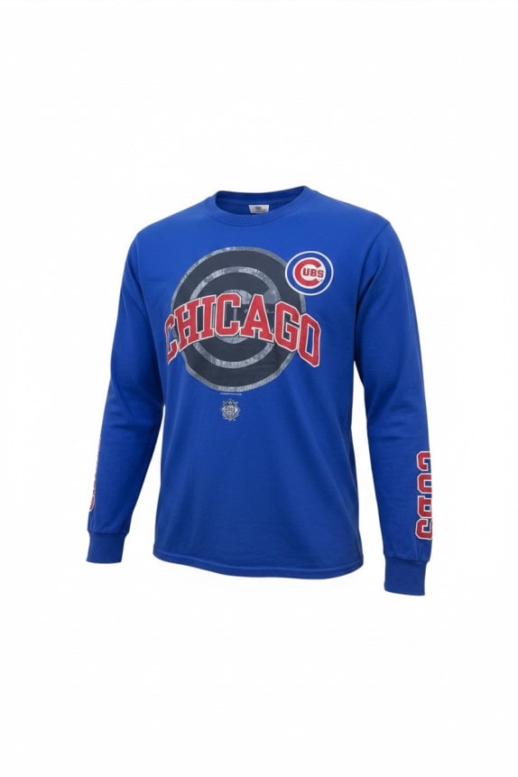 GILDAN ΜΑΚΡΥΜΑΝΙΚΗ ΜΠΛΟΥΖΑ SPORTSWEAR GRAPHIC ROYAL BLUE UNISEX PRE OWNED M