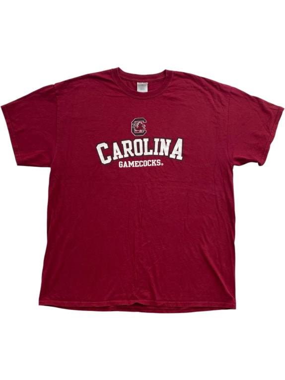 GILDAN T-SHIRT CON LOGO CAROLINA GAMECOCKS BORDEAUX UNISEX XL