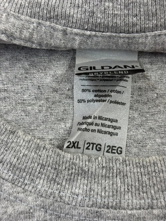 GILDAN T SHIRT GRAPHIC ΓΚΡΙ ΑΝΤΡΙΚΟ PRE OWNED XXL