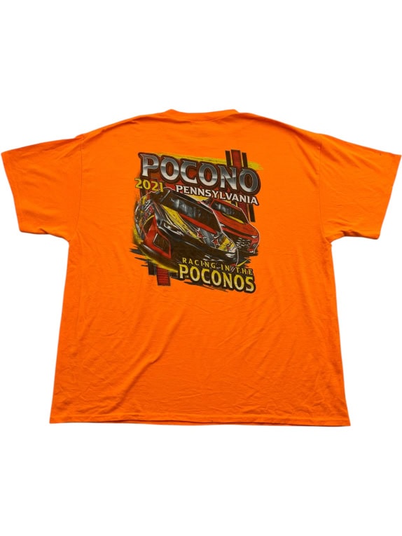 Gildan T-Shirt Print Orange Unisex 2XL