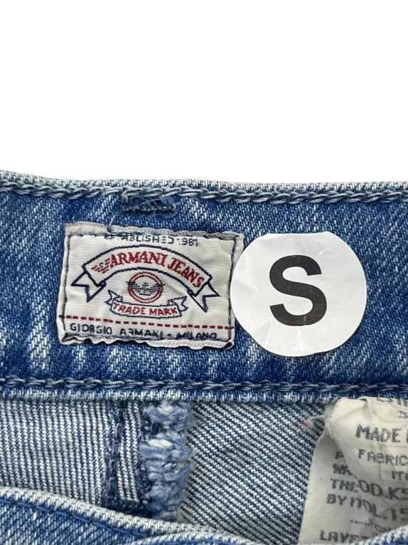 GIORGIO ARMANI JEANS ΠΑΝΤΕΛΟΝΙ ΤΖΙΝ CLASSIC ΜΠΛΕ ΓΥΝΑΙΚΕΙΟ PRE OWNED S