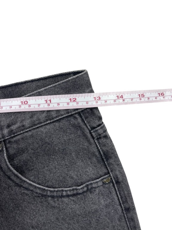 Giorgio Armani Junior Denim Pants Vintage Logo Grey Women’s XS