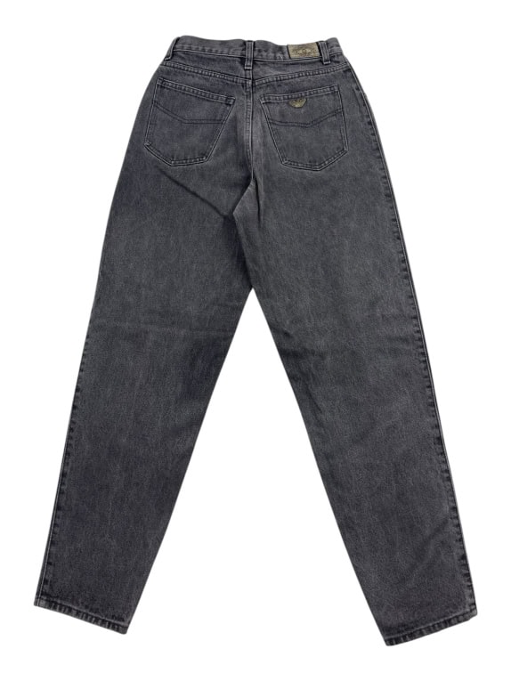 Giorgio Armani Junior Denim Pants Vintage Logo Grey Women’s XS