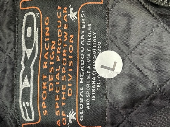 AXO BIKER JACKET UTILITY BLACK MEN PRE OWNED L