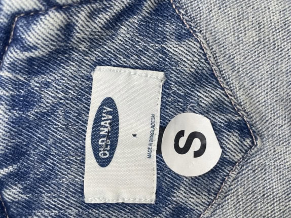 OLD NAVY DENIM TUTA DENIM WASHED BLU DONNA PRE OWNED S