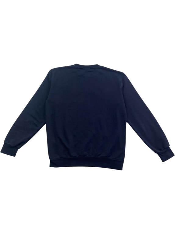 Felpa GIVENCHY con logo Signature multicolore blu scuro unisex L