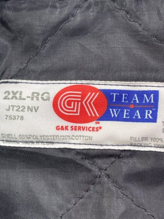 GK TEAM WEAR JACKET WORKWEAR NAVY ΑΝΤΡΙΚΟ PRE OWNED 2XL