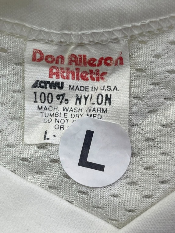 GLAZERS MAGLIA MESH VINTAGE BIANCO UOMO PRE OWNED L