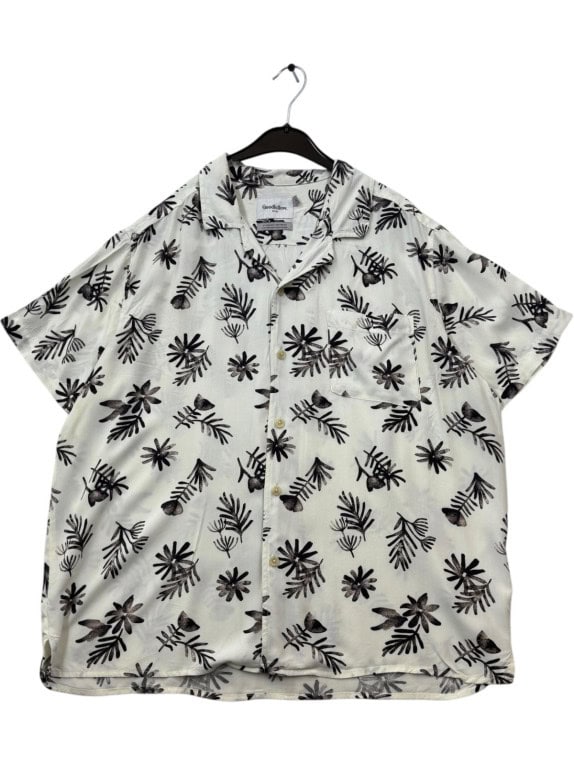 GOODFELLOW CO SHIRT GRAPHIC OFF WHITE MEN PRE OWNED L