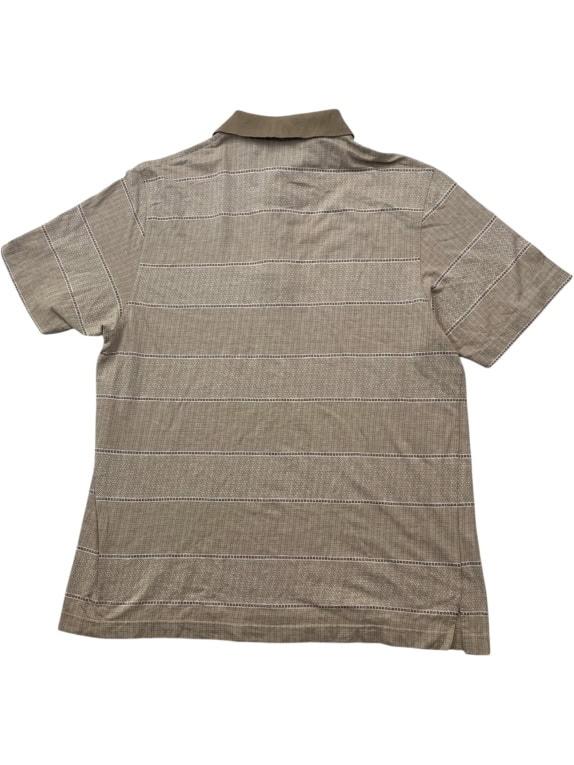 Grand Slam Polo Shirt Μπεζ Ριγέ Classic Fit Unisex