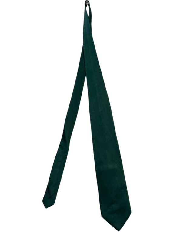 CLASSIC GREEN MENS TIE PRE OWNED
