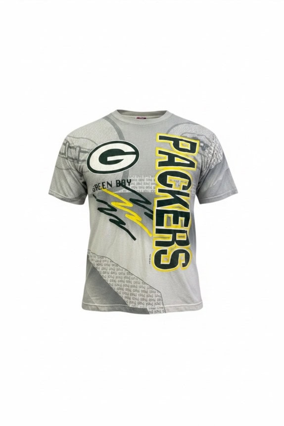 GREEN BAY GRAPHIC TEE VINTAGE GRIGIO UOMO PRE OWNED XL