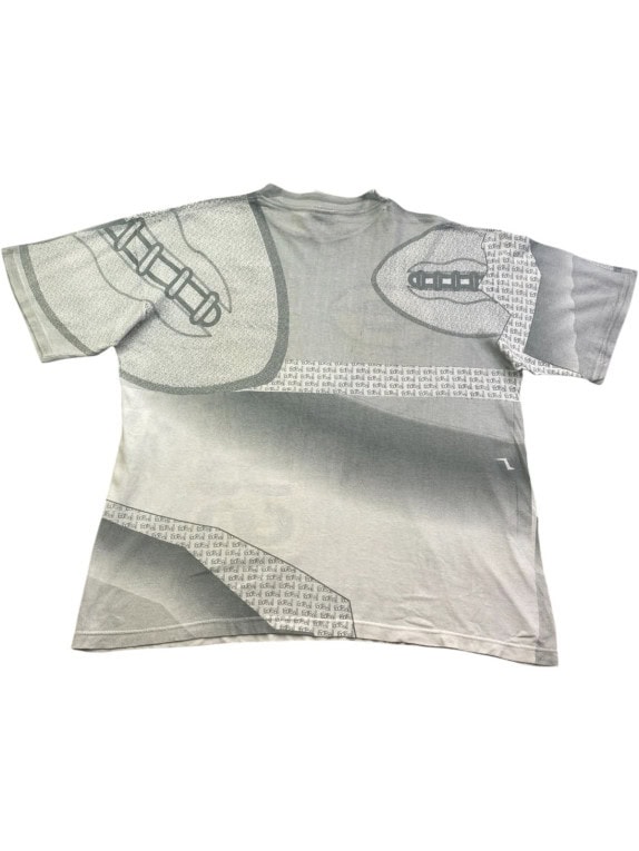 GREEN BAY GRAPHIC TEE VINTAGE GREY MEN PRE OWNED XL