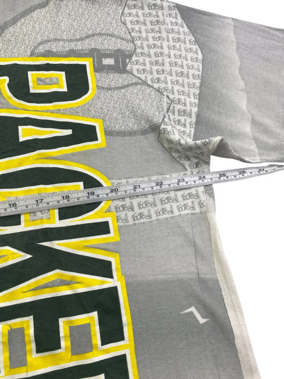 GREEN BAY GRAPHIC TEE VINTAGE GREY MEN PRE OWNED XL
