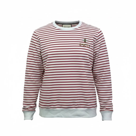 GUCCI GIROCOLLO MINIMAL BIANCO ROSSO UNISEX USATO