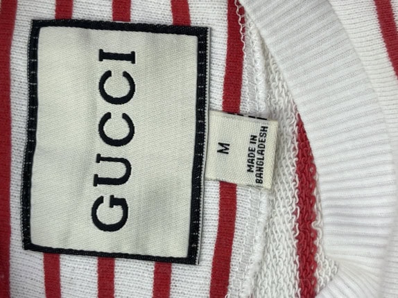 GUCCI CREWNECK RETRO ECRU MEN PRE OWNED M