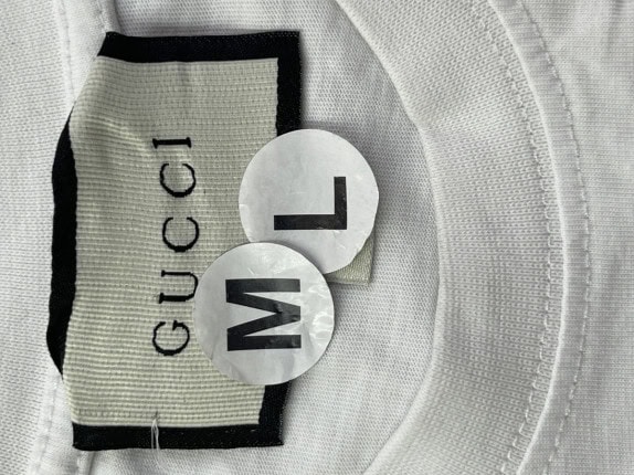 GUCCI T SHIRT GRAPHIC BIANCO UOMO PRE OWNED M/L