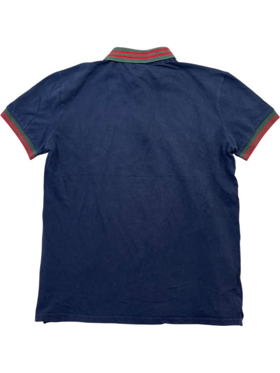 GUCCI ΜΠΛΟΥΖΑ POLO ΚΛΑΣΙΚΗ NAVY ΑΝΤΡΙΚΟ PRE OWNED M