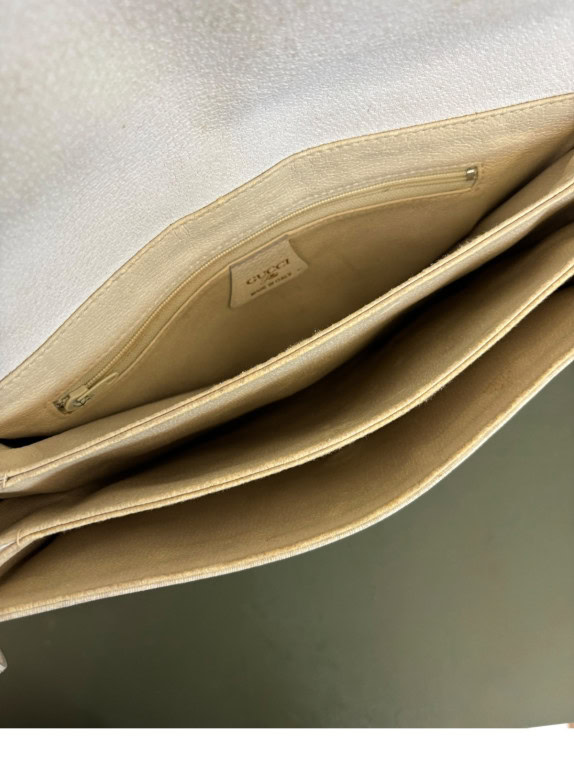 GUCCI PLUS ΤΣΑΝΤΑ ΩΜΟΥ VINTAGE OFF WHITE ΓΥΝΑΙΚΕΙΟ PRE OWNED