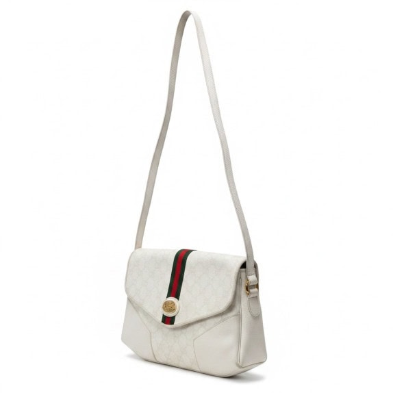 GUCCI PLUS ΤΣΑΝΤΑ ΩΜΟΥ VINTAGE OFF WHITE ΓΥΝΑΙΚΕΙΟ PRE OWNED