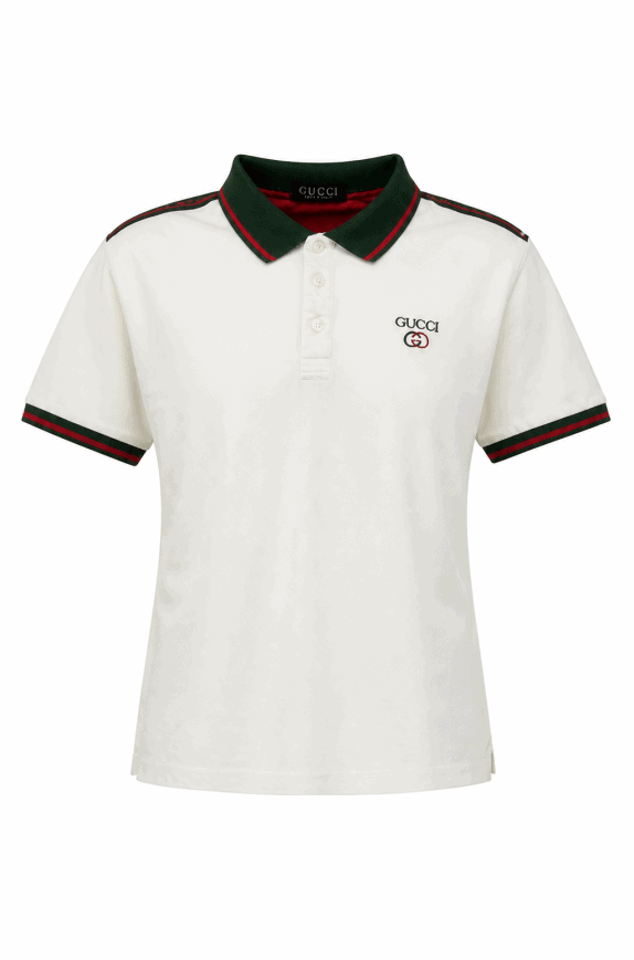 GUCCI POLO SHIRT MINIMAL CREAM ΑΝΤΡΙΚΟ PRE OWNED S