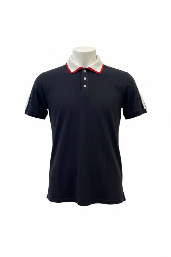 GUCCI POLO SHIRT RETRO BLACK ΑΝΤΡΙΚΟ PRE OWNED XL