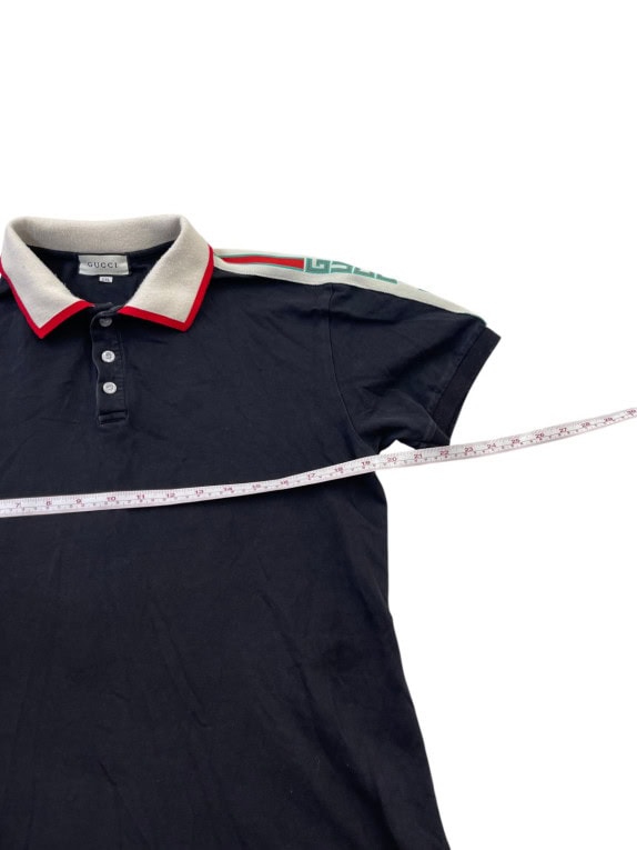 GUCCI POLO SHIRT RETRO BLACK ΑΝΤΡΙΚΟ PRE OWNED XL