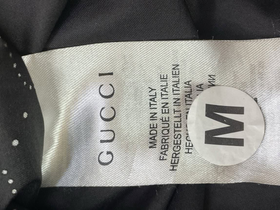 GUCCI PUFFER JACKET LOGO GRAY ΓΥΝΑΙΚΕΙΟ PRE OWNED M